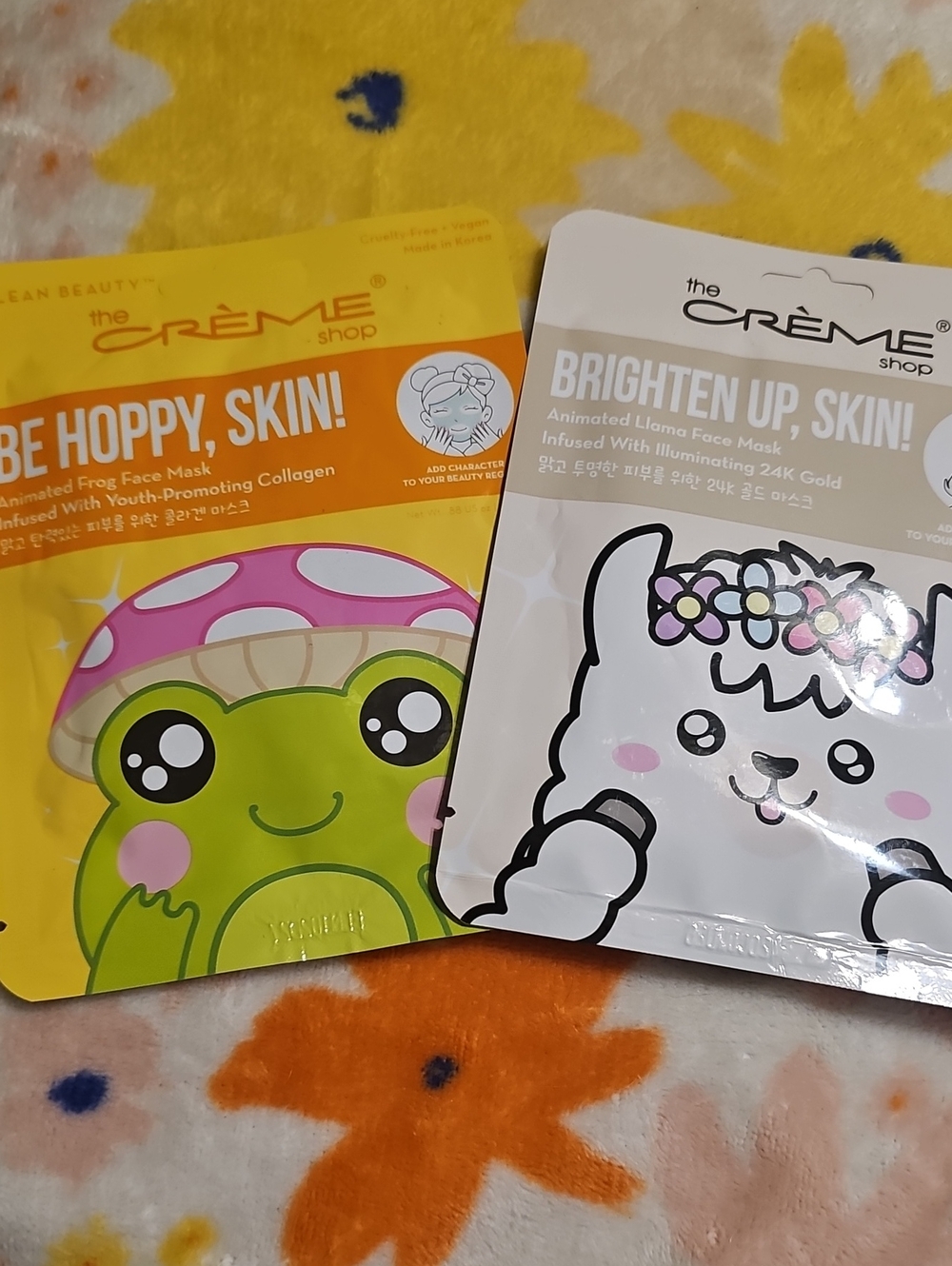 Be Hoppy, Skin! Animated Frog Face Mask - Green Brighten Up Skin